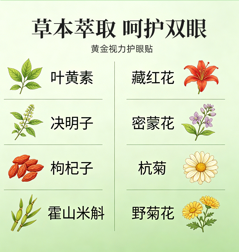 黄金视力护眼贴